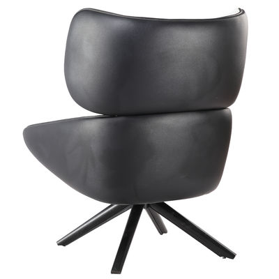 Modern Design Comfortable Living Room Tabano Armchair Swivel Chair in Leather