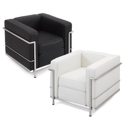 LC2 Sectional كلاسيك حديثة صوفا عالية الكثافة أعلى الجلد